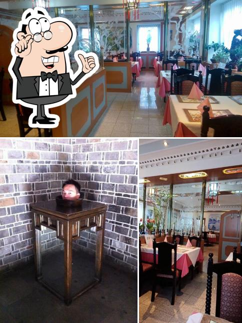 Gli interni di Chinese restaurant Shanghai