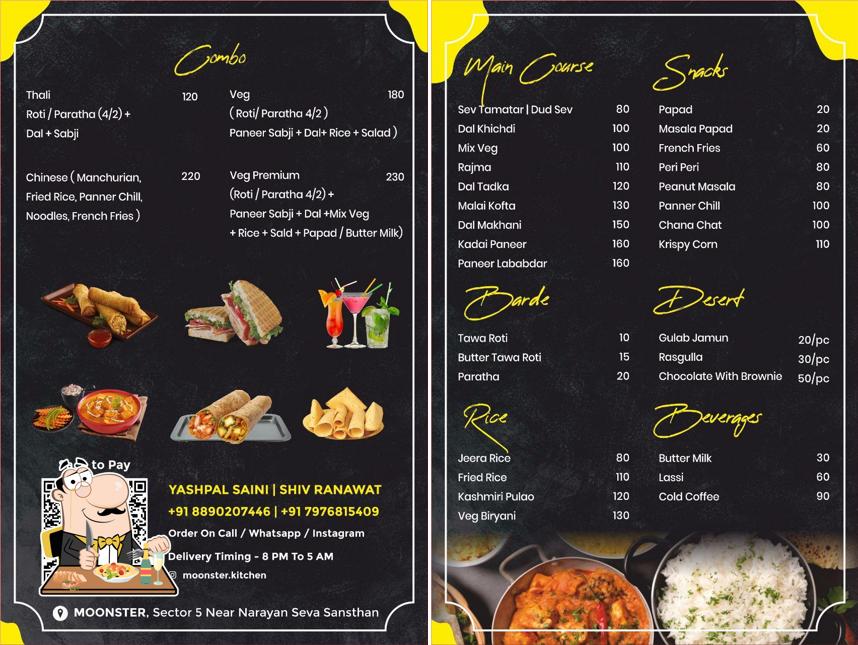 Food at Moonster.kitchen