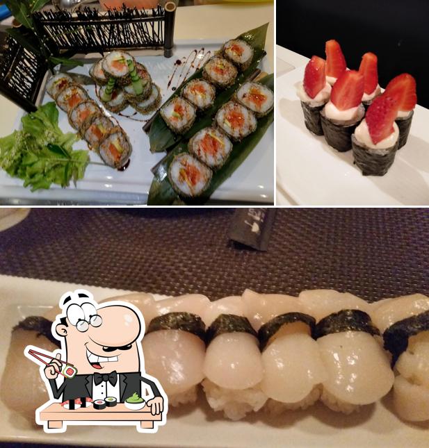 Prenditi le diverse opzioni di sushi