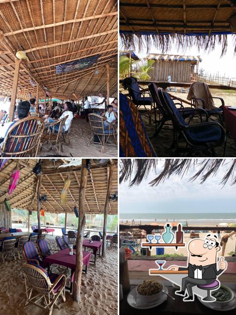 The interior of Silver Sand Beach Shack and Bamboo Huts