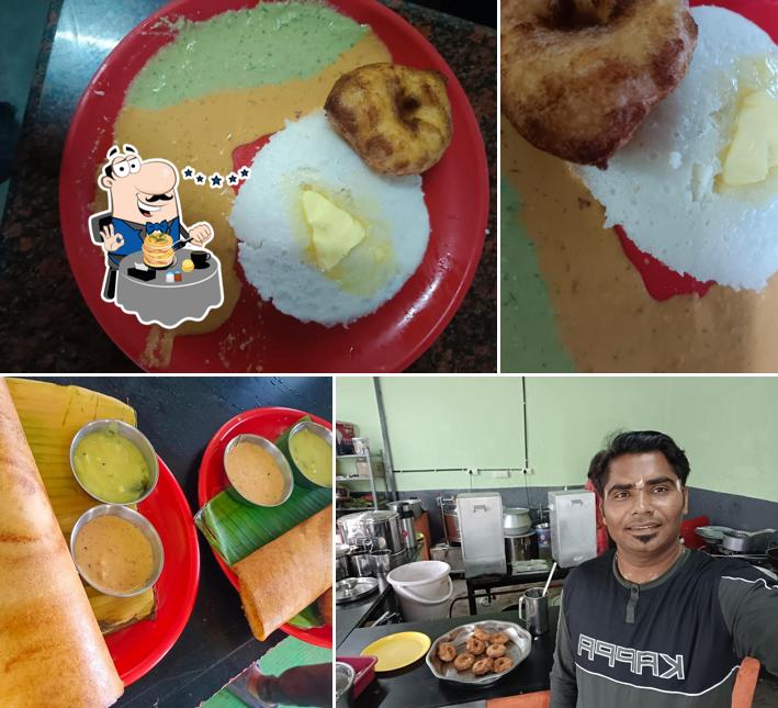 Food at Sri Renuka Bidadi Tatte Idly Hotel