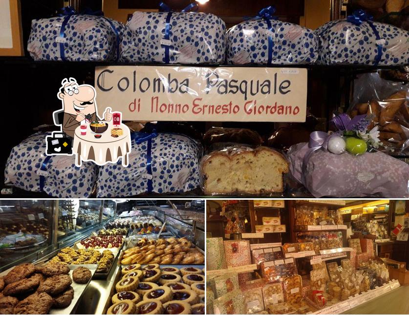 Platti al Pasticceria Bar Giordano Ernesto Varazze