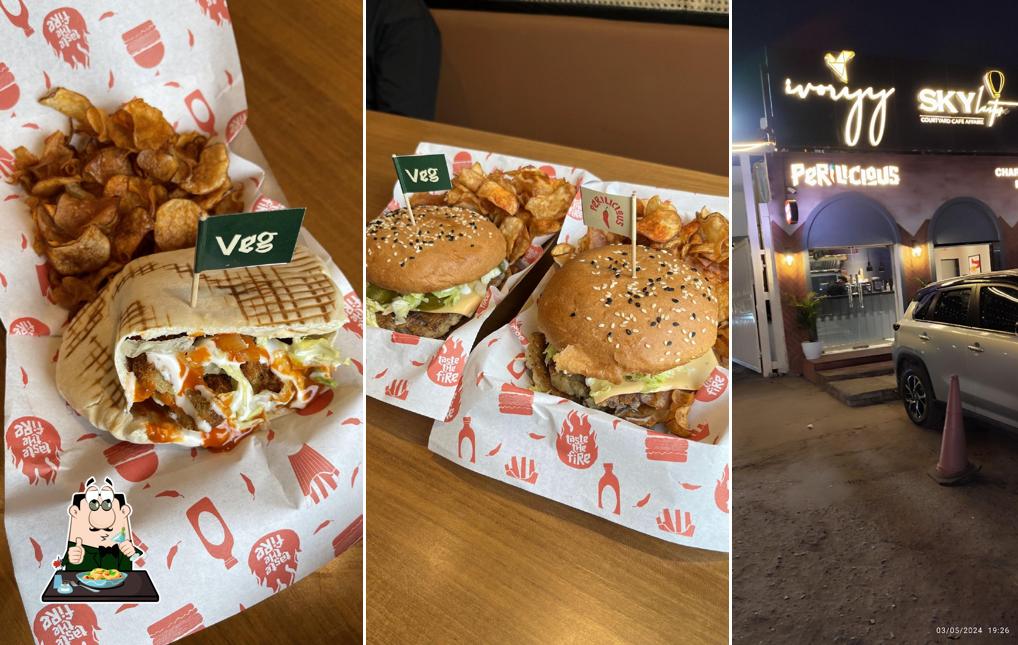 Food at Perilicious - Smash Burgers & Grills