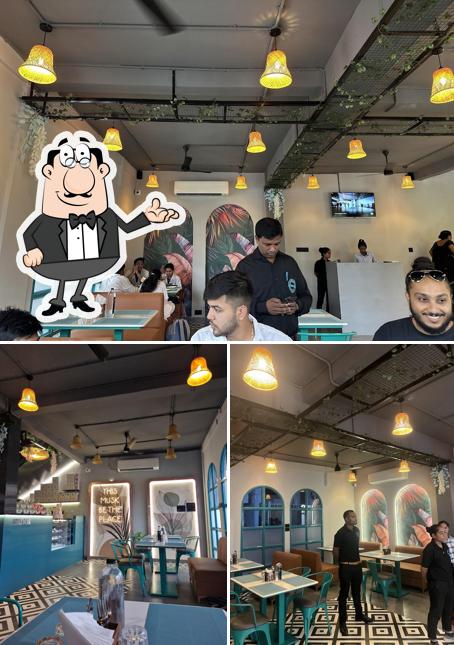 The interior of MUSK Restaurant & Patisserie