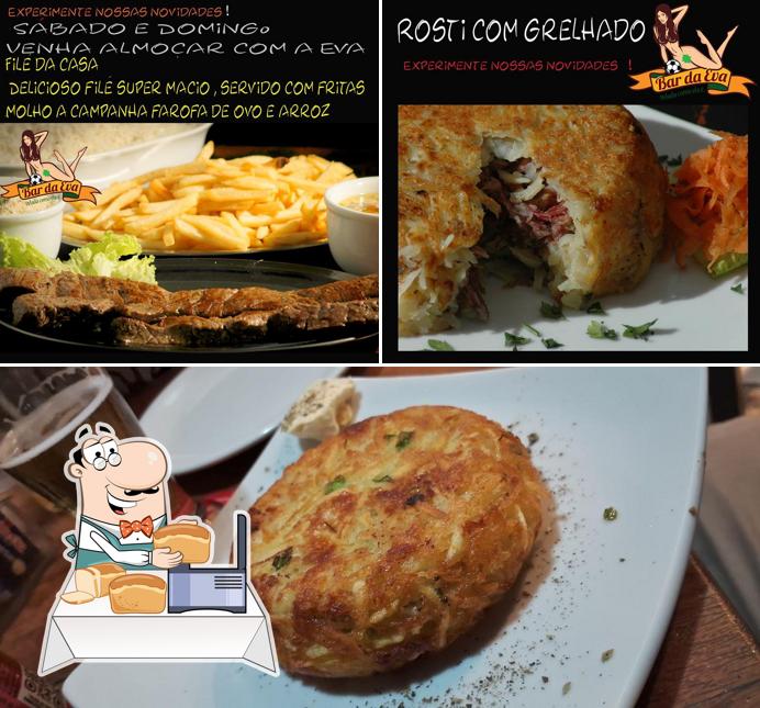 Pão-com-alho em Bar da Eva