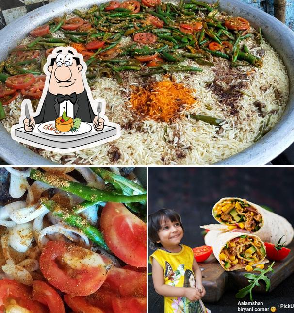 Meals at Alam Biryani