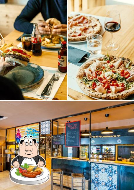 Tra le diverse cose da Bella Ischia Arezzo - Pizzeria e Ristorante ad Arezzo si possono trovare la cibo e esterno