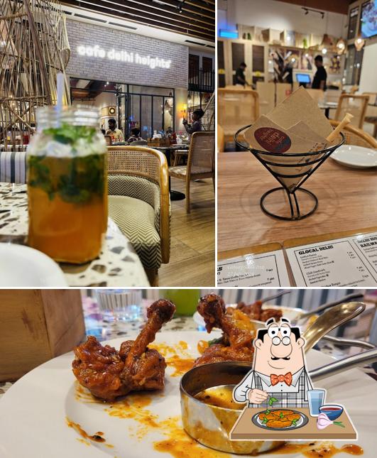 Chicken wings at Cafe Delhi Heights