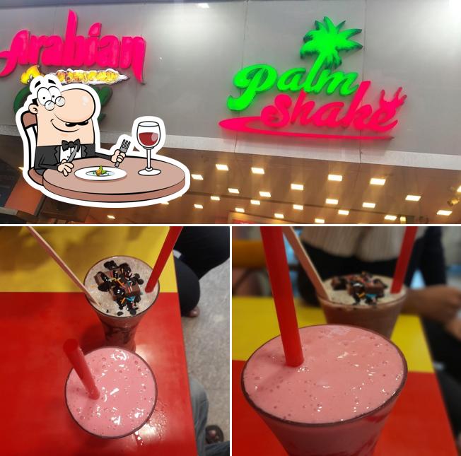 Ice cream at Palm Shake and Arabian Grill