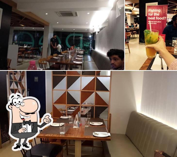 Take a seat at one of the tables at Peep Kitchen