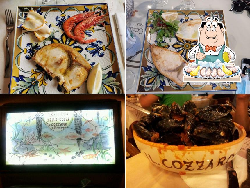 Scegli tra i molti piatti di mare offerti a Trattoria delle Cozze