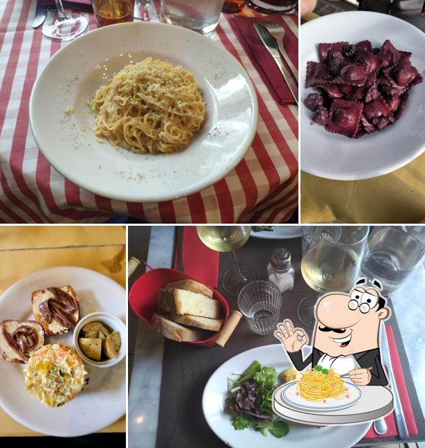 Spaghetti alla carbonara al Barbagusto