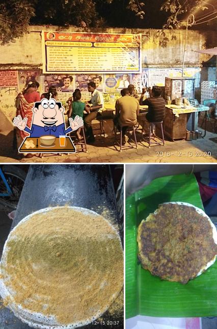 The image of Kutty amma Dosa kadai’s food and interior