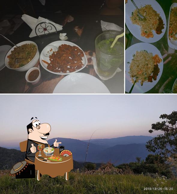 The picture of The GodFather’s food and exterior