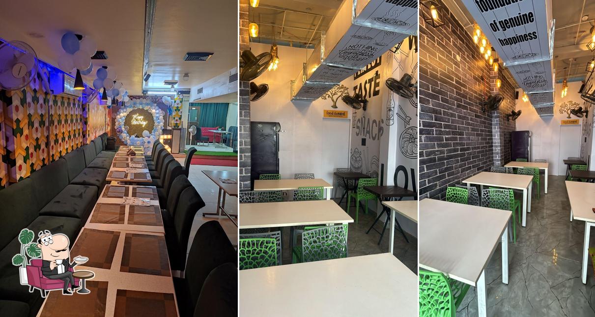 The interior of The Chaupal Restaurant