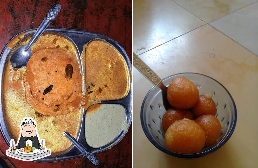 Food at Mantralayam Prakash Tiffin Room