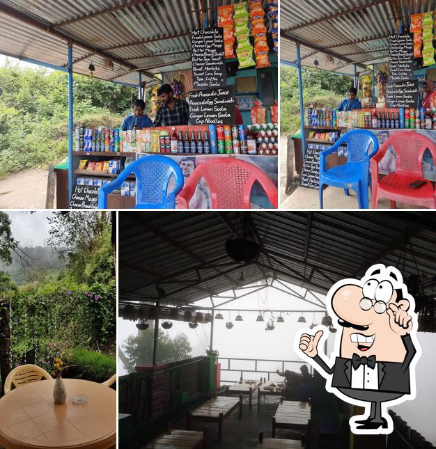 The interior of Mountain View Point SK snacks shop & fresh juice's point