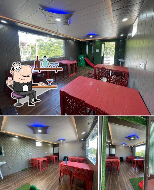 The interior of Rahul Fast Food and restaurant