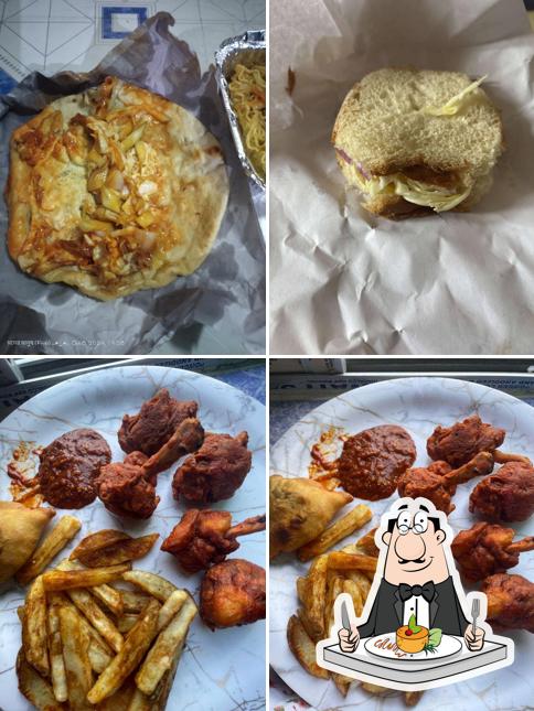 Food at The Shawarma Delights