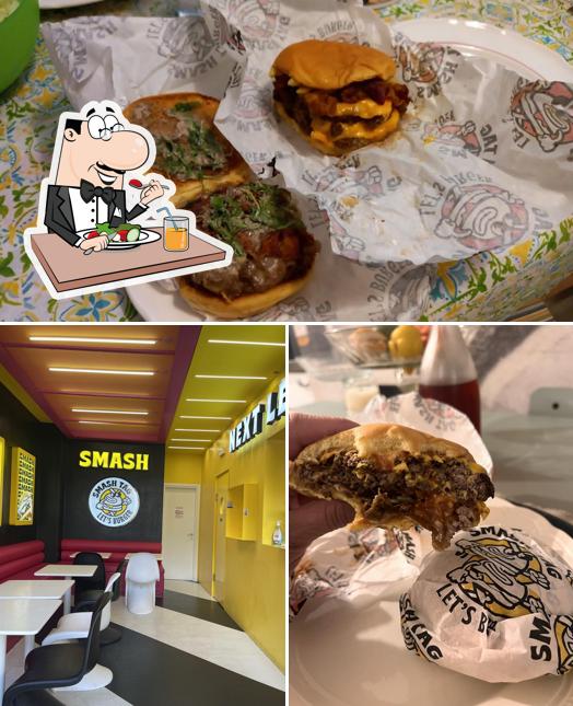 Smash Tag si caratterizza per la cibo e interni