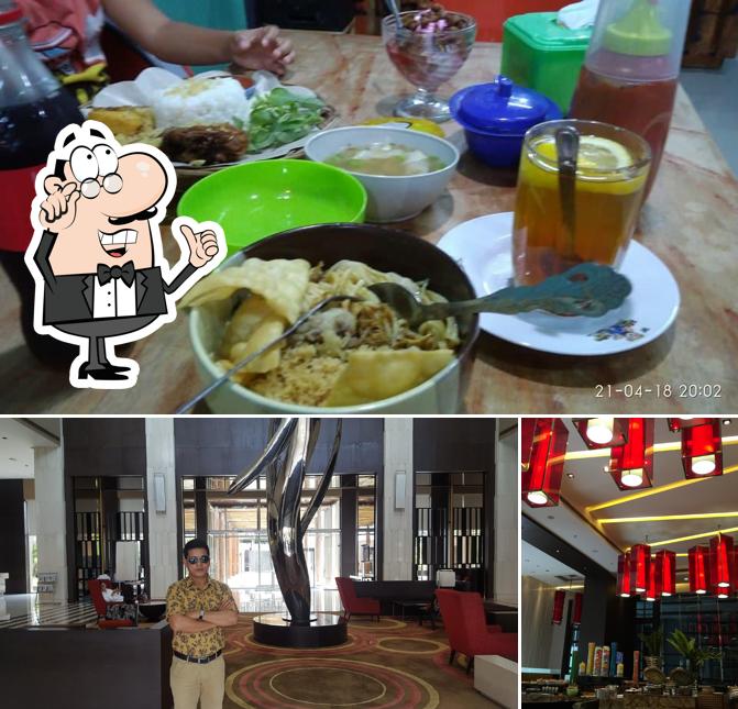 The interior of Cafe B-You