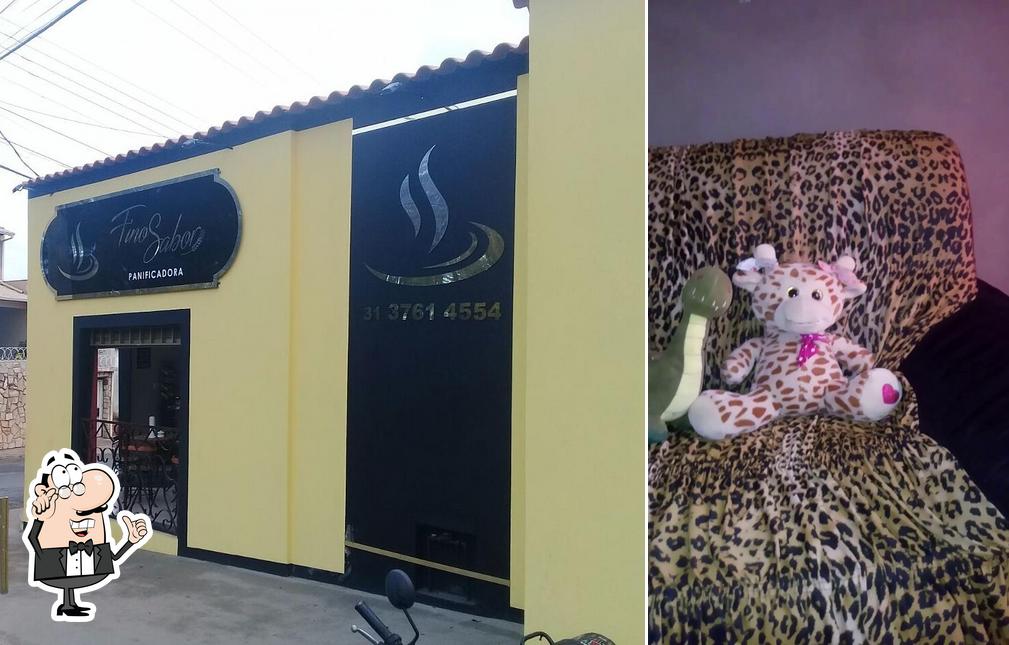 O interior do Fino Sabor Panificadora