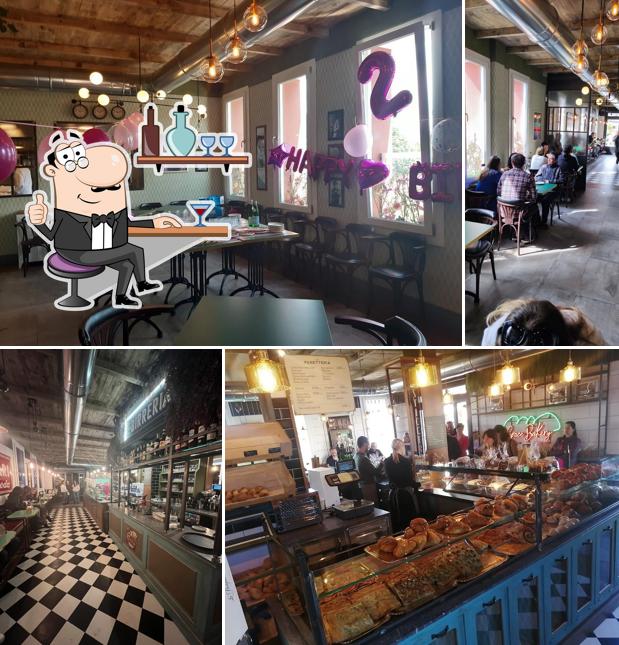 Gli interni di Grace Bakery