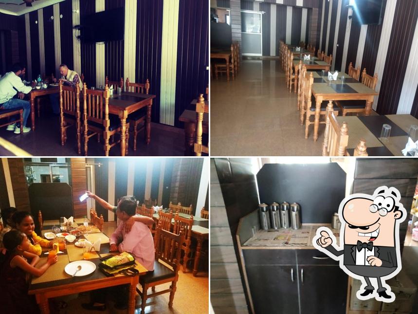 The interior of Pokhriyal Family Restaurant