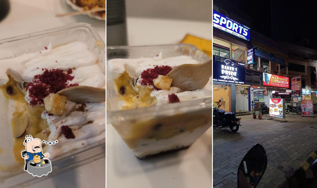 Food at Baker's Pride Cakes Pastries Desserts Best Baker in Kakinada