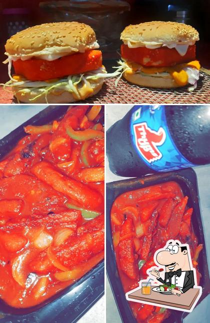 Food at CAFE BURGER TOWN
