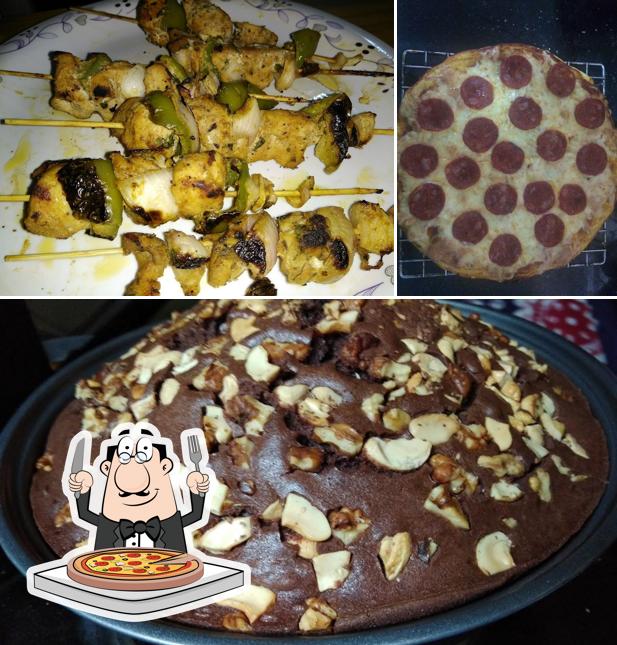 Pick pizza at Café 180