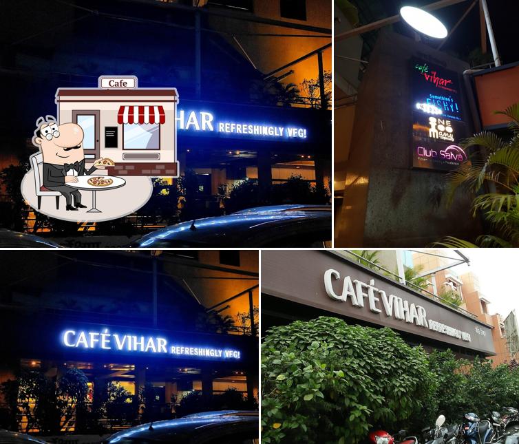 The exterior of Cafe Vihar