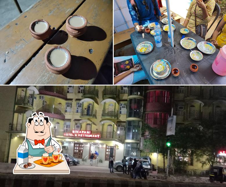 Enjoy a beverage at First Gate Tea Stall