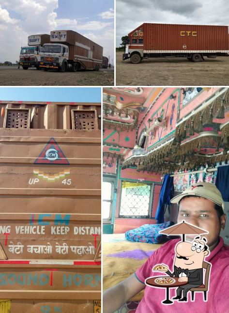 The exterior of Jamidar Haryana Hotel Dhaba