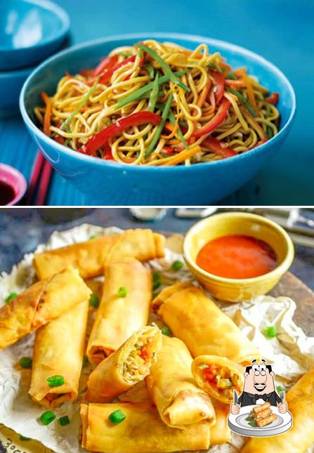 Spring rolls at Om Snacks & Fast Food