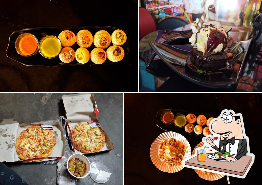 Meals at Pizzaria chaat cafe