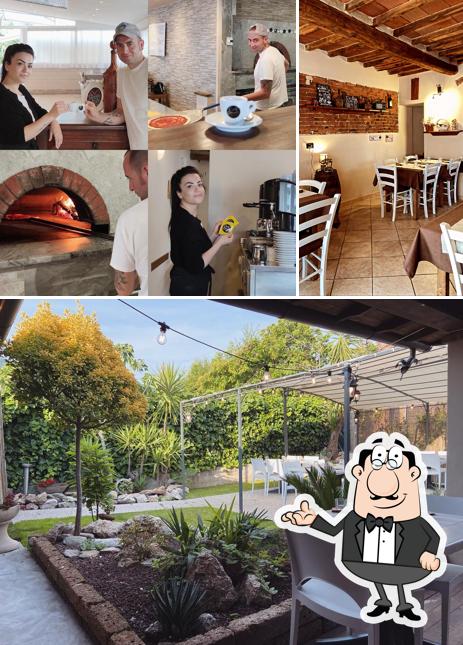 Gli interni di Pizzeria dal Pessi