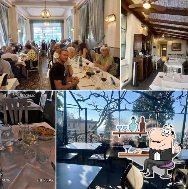 Gli interni di Antica Trattoria La Colombina