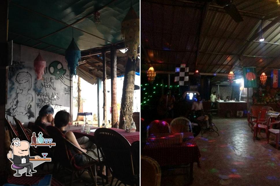 The interior of Blue Moon Cafe