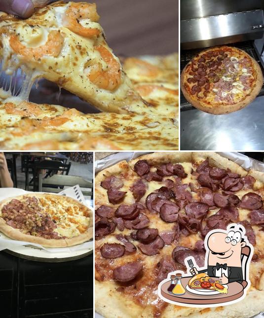 Escolha pizza no Cici Pizza Varjota