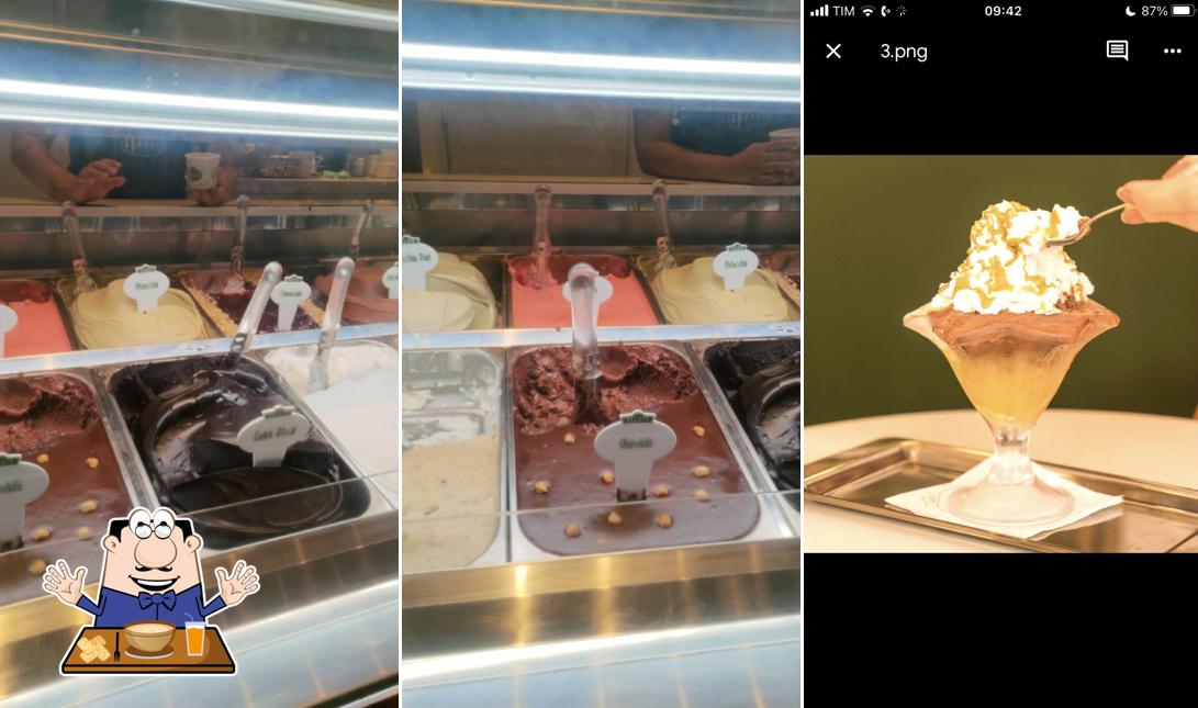 Comida em Gelato Borelli