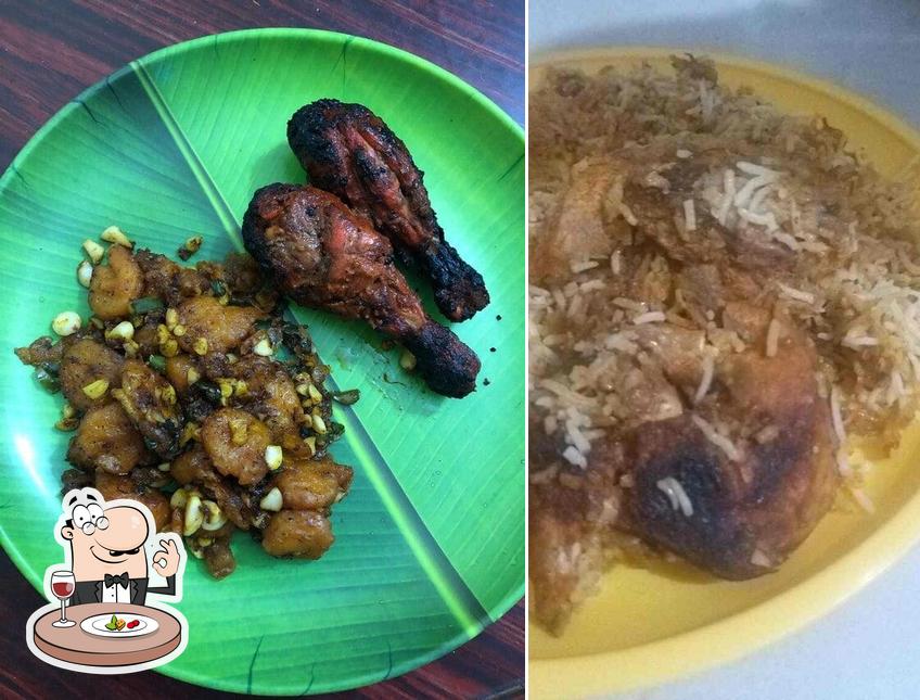 Meals at Dilli biriyani centre and Hyderabad dum biryani