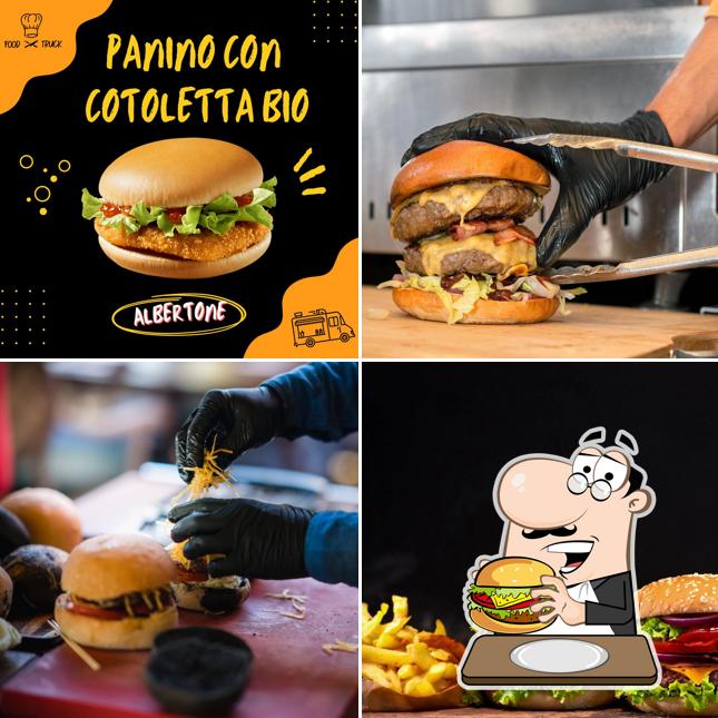 Ordina un hamburger a Albertone Food Drink Eventi