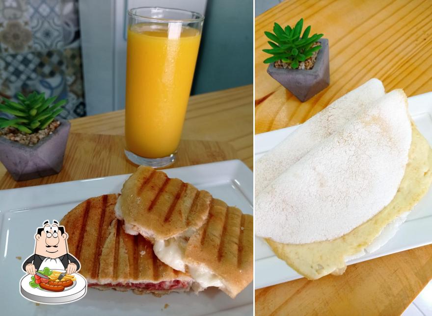 Platos en Café Aconchego