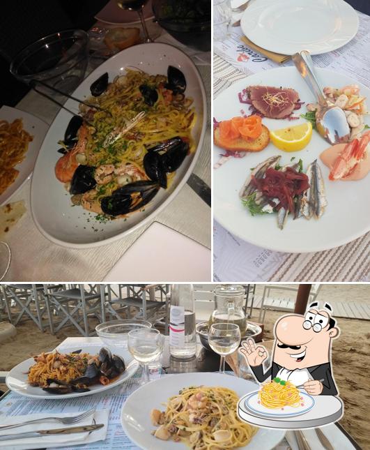 Spaghetti alla carbonara al Ristorante Caribe