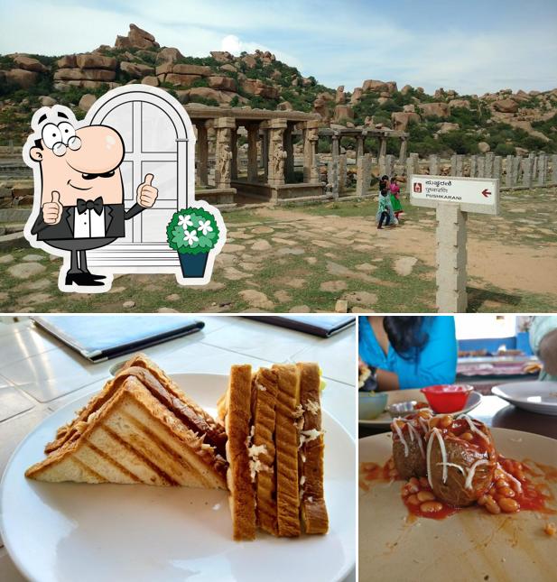 The outside area is an important feature of Funky Monkey restaurant & home stay