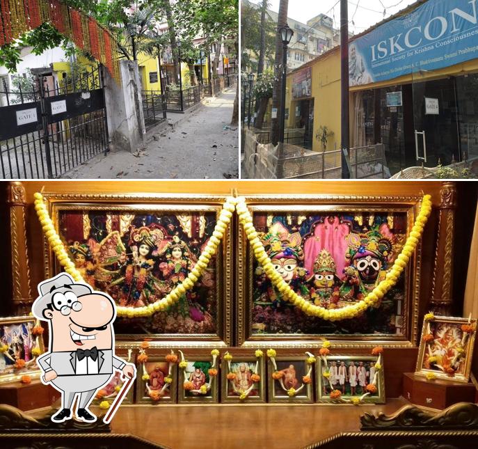 Check out how ISKCON Dum Dum looks outside