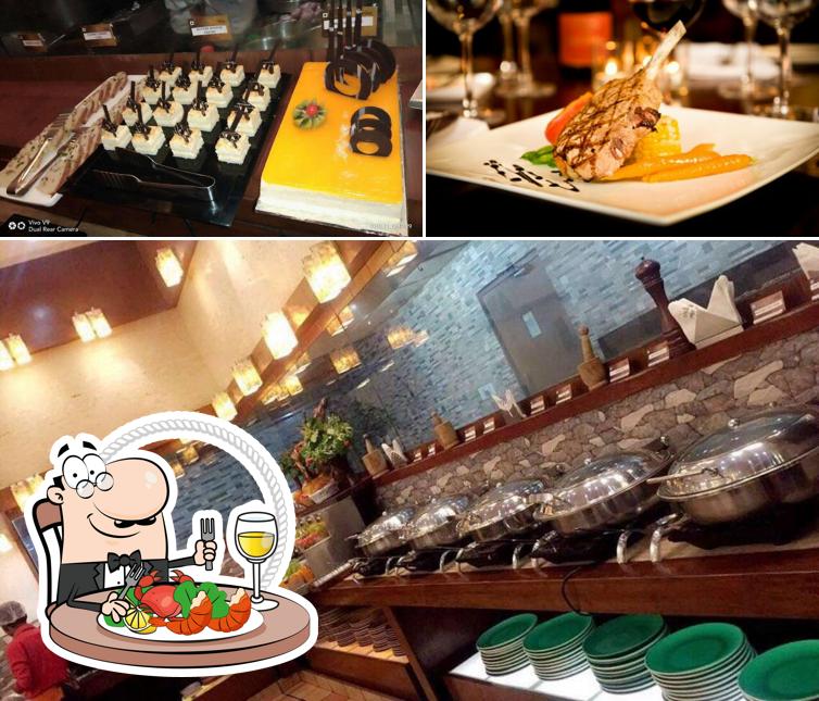 The visitors of The Ancient Barbeque & Bar can order different seafood dishes