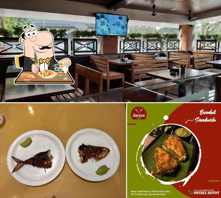 The restaurant's food and exterior