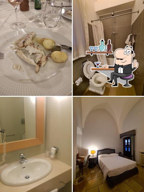 Gli interni di Al Faro Hotel Ristorante Masseria Saraceno
